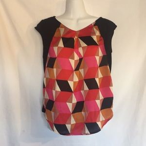 Worthington Multi Color Sleeveless Blouse